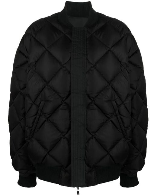 Wardrobe NYC Black Reversible Bomber Jacket