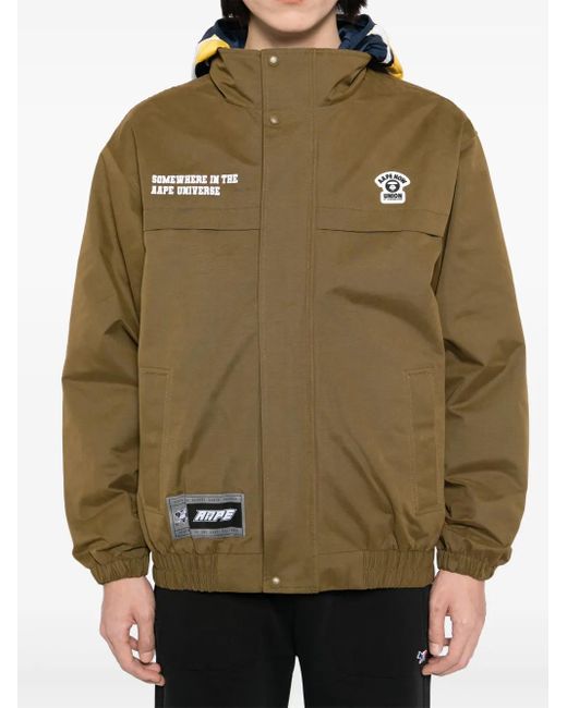 Veste À Appliqué Logo Aape By A Bathing Ape pour homme en coloris Green
