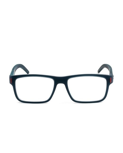 Tag Heuer Blue Rectangle-Frame Glasses for men