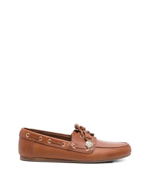 Ancient Greek Sandals Brown Pliaria Oily Derby Shoes