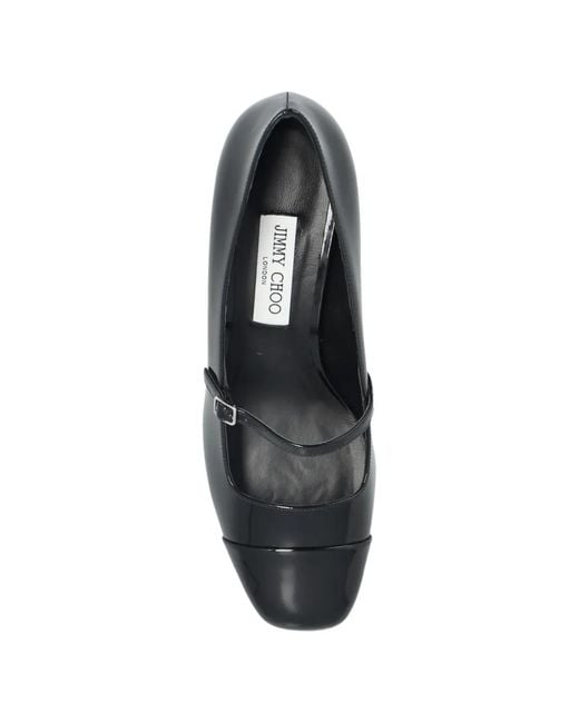Jimmy Choo Black Elisa Crystal Pumps