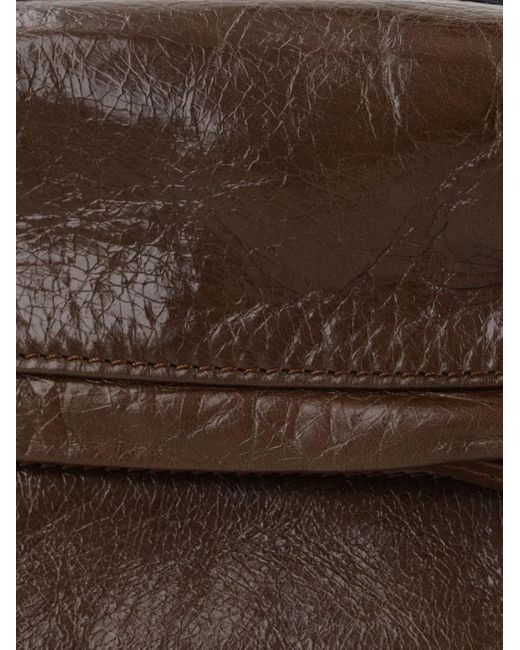 Uma Wang ロゴ ショルダーバッグ Brown