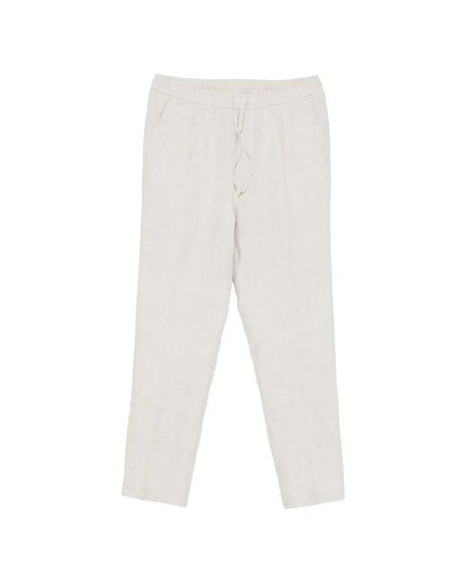 Briglia 1949 White Wimbledonw Drawstring Trousers