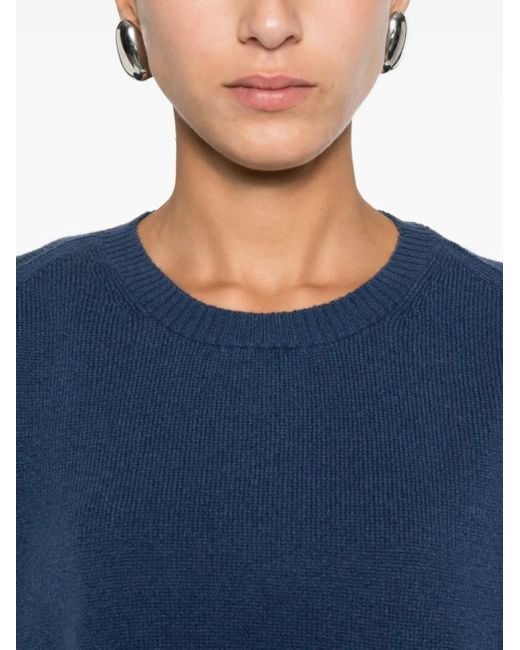 Be You Kasjmier Trui Met Split in het Blue