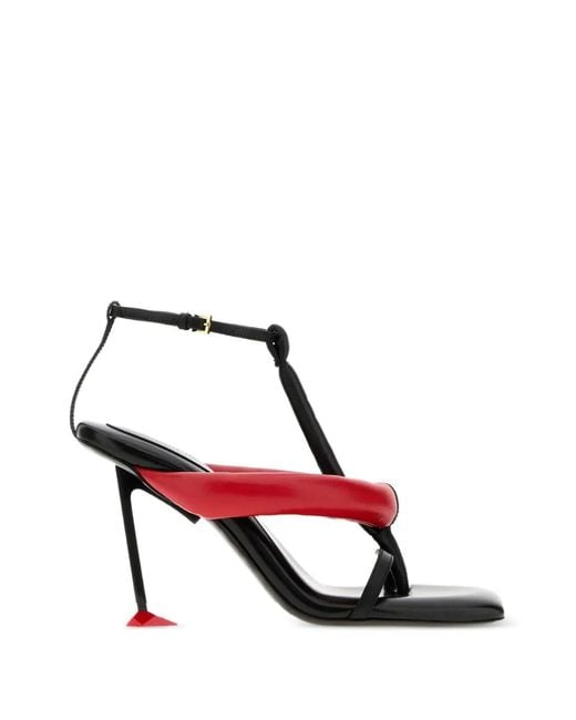 Givenchy Red Square Toe Heels