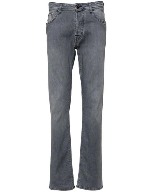 メンズ Jacob Cohen Bard ミッドライズ スリムジーンズ Blue