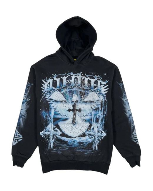 GUAPI Blue Heavens Vault Graphic Hoodie for men