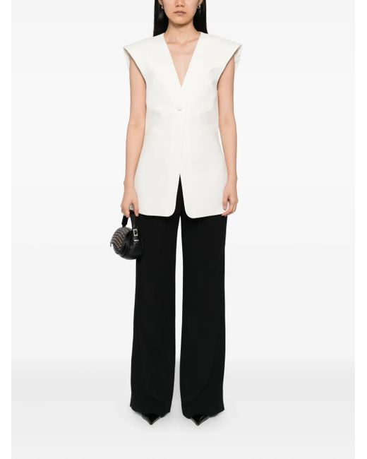 Rohe White Wool Gilet
