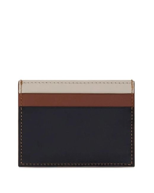 Lanvin Black Debossed Leather Cardholder