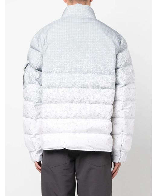 A_COLD_WALL* White * - Logo Printed Padded Jacket for men