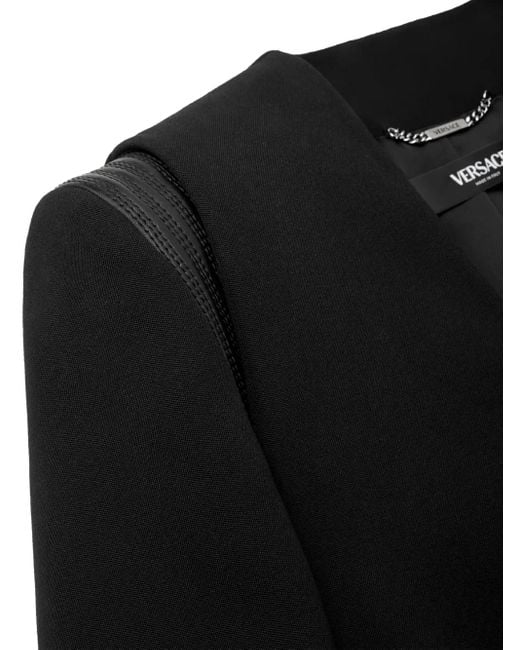 Versace Jack Met Schouderafwerking in het Black