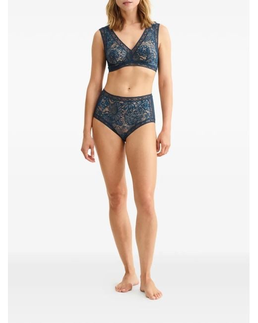 Eres Blue Cascade Bra