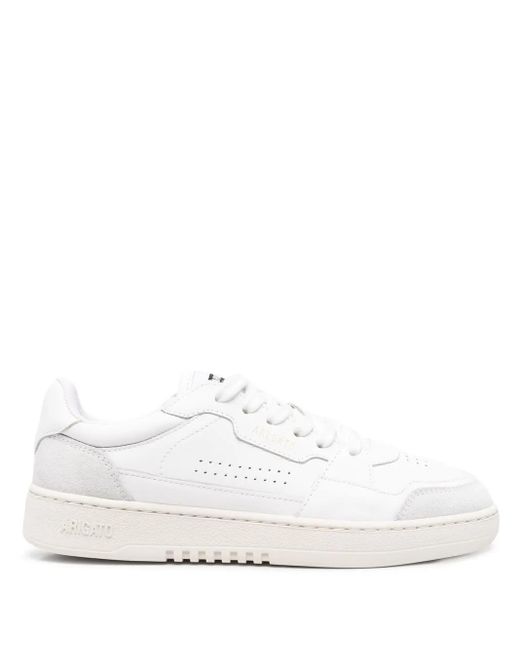 Axel Arigato White Contrasting Panel Sneakers With Removable Insole