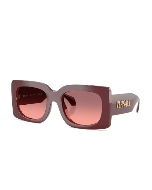 Versace Pink Square-Frame Sunglasses