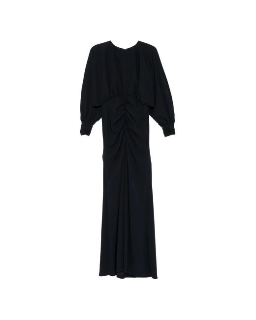 amsale black dress One Shoulder Draped Gown main image 1