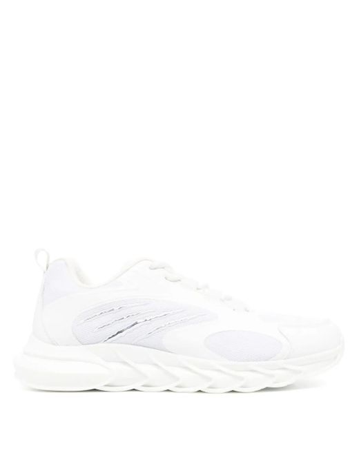 Philipp Plein White The Turbine Gen.X.02 Tiger Sneakers
