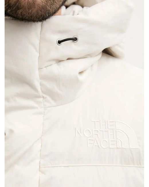 The North Face White Hooded Padded Jacket for men