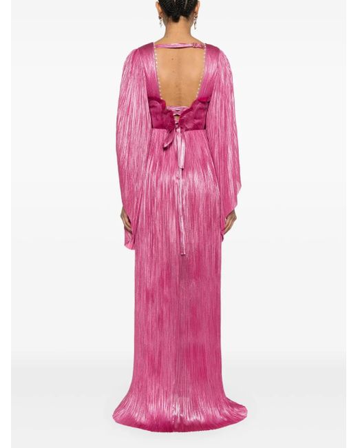 Maria Lucia Hohan Pink Harlow Maxi Dress