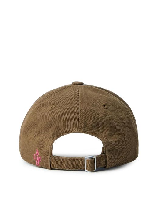 ACHM Brown Casquette Bryllyant À Logo Brodé for men