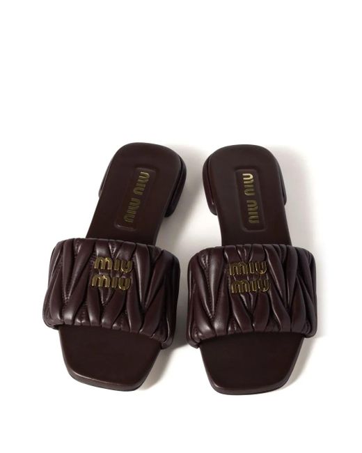 Miu Miu Brown Sandals