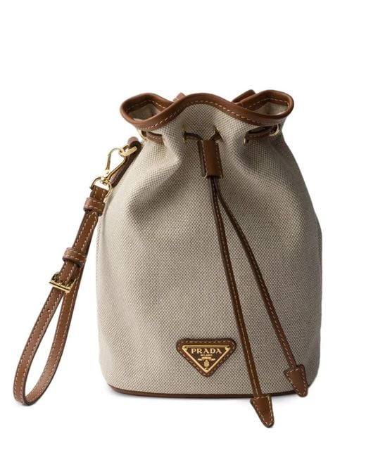 Pouch di Prada in Natural