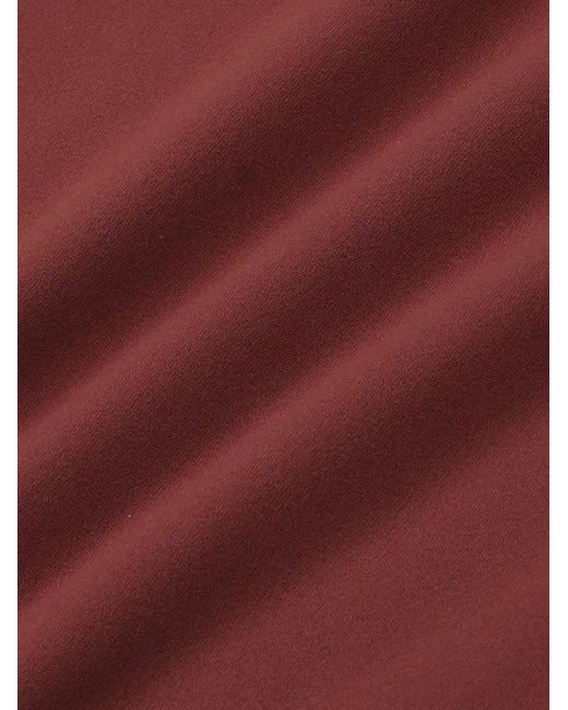 Sporty & Rich Red Runner Script High-Waisted Leggings