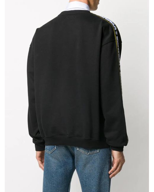 Vetements Black Logo Sleeve Sweatshirt