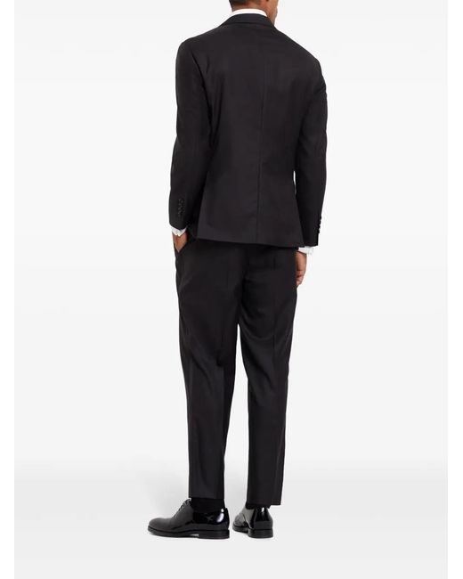 Brunello Cucinelli Black Wool-silk 2-piece Tuxedo for men