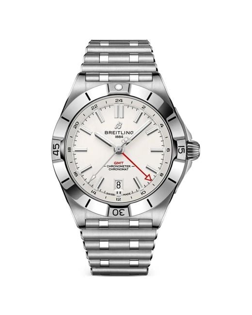 Breitling Gray Chronomat 40Mm Watch for men