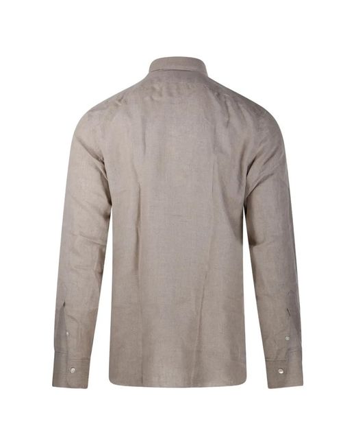 Borriello Gray Buttoned Shirt for men