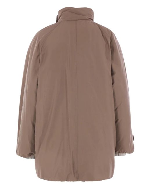 Brunello Cucinelli Brown Short Down Jacket