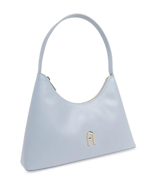 Furla Blue Small Diamante Shoulder Bag