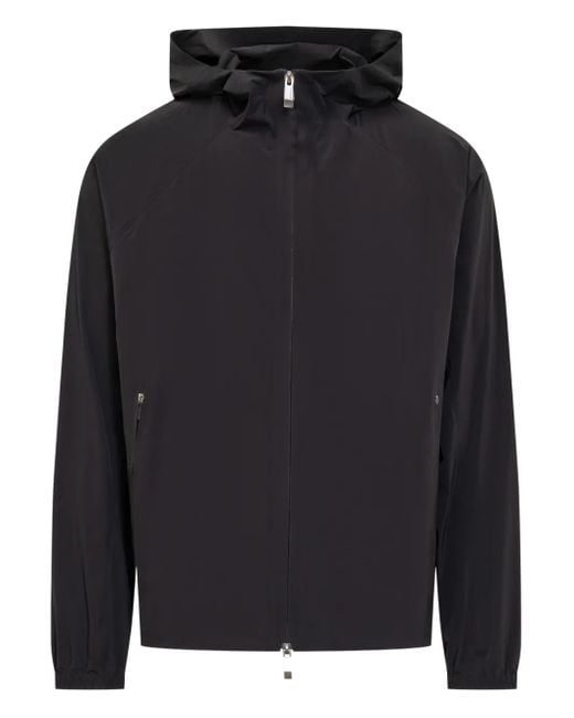 Moncler Black Zip-Up Bomber Jacket for men
