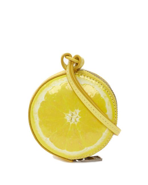 J.W. Anderson Lemon レザー ショルダーバッグ ミニ Yellow