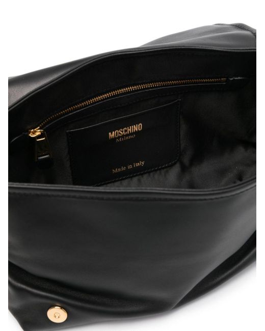 Moschino Black Logo-chain Crossbody Bag