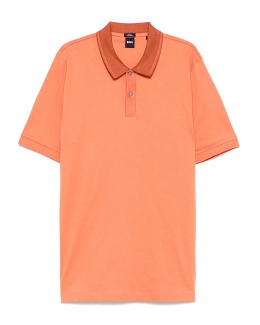 Boss H-Phillipson Poloshirt in het Orange voor heren
