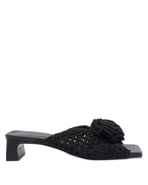 Angel Alarcon 35 Mm Sandalen Met Bloemdetail in het White