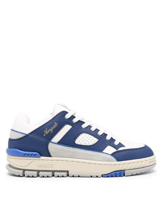 Axel Arigato Blue Area Panelled Sneakers for men