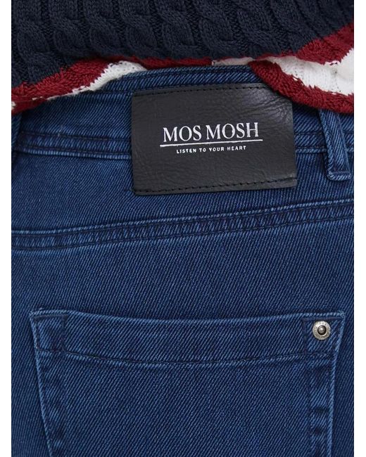Mos Mosh Blue Embellished Pockets Jeans