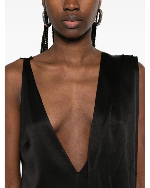 Esse Studios Black V-Neck Top
