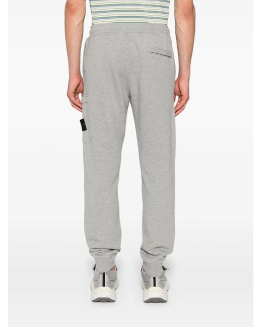Stone Island Gray Trousers for men