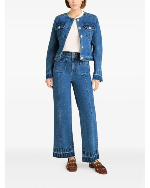 Cinq À Sept Blue Travis Buttoned Jacket