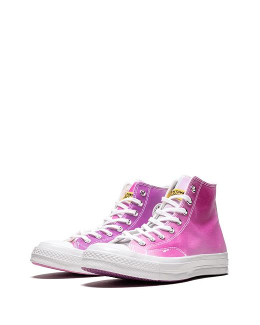Converse White X Chinatown Market Chuck 70 Hi "Uv" Sneakers