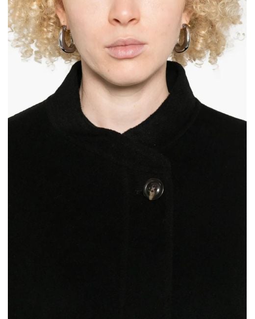Chaqueta Windsor con bolsillo de parche Soeur de color Black