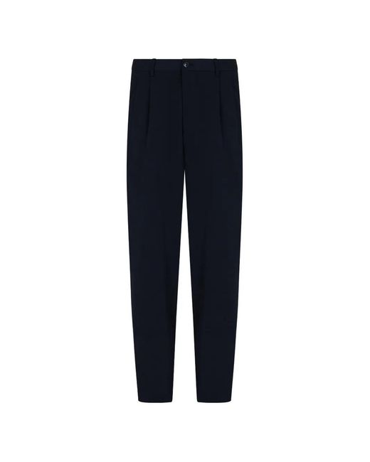 Giorgio Armani Blue Back-Pockets Trousers for men