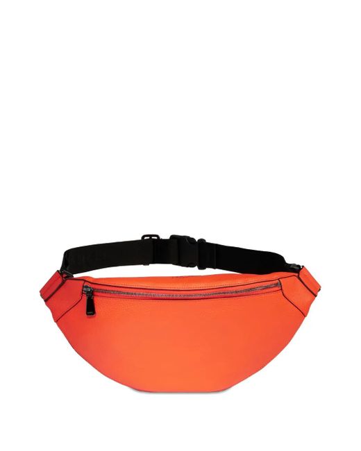 Lancel Orange Origami Belt Bag for men