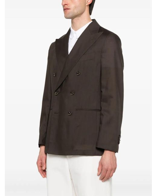 Montecore Brown Wool Blazer for men