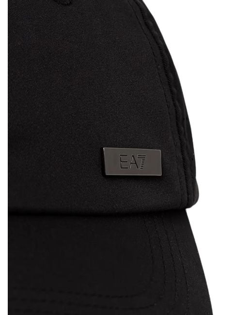 EA7 Black Logo-Plaque «Baseball Cap
