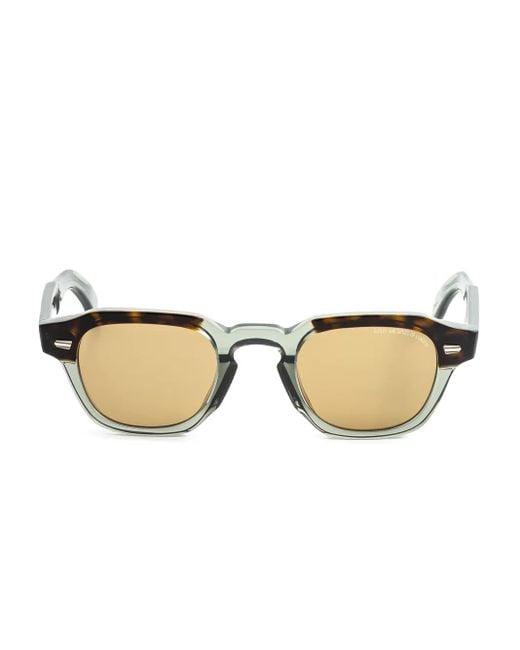 Cutler & Gross カラーブロック サングラス Natural