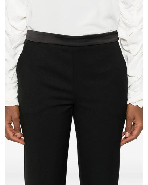Twinset Black Straight-Leg Trousers
